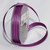 Purple and Black Stripe Craft Ribbon 0.5" x 162 Yards - IMAGE 1