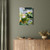 11.75" x 15.75" LED Lighted Flickering Bamboo Candle Canvas Wall Art
