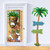 Tropical Tiki Man Restroom Door Cover - 5' - Multicolor - Pack of 12 - IMAGE 1
