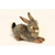 Handcrafted Crouching Bunny Stuffed Animal- 10" - Brown - Set of 6 - IMAGE 1