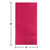 2-Ply Disposable Party Dinner Napkins - 8" - Magenta Pink - Club Pack of 600 - IMAGE 2
