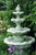 4-Tier Cast Stone Outdoor Garden Fountain - 8' - IMAGE 1