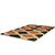 Orange and Black Diamond Pattern with Cream Accent Autumn Doormat 18" x 30" - IMAGE 2