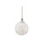 7ct White and Pink Iridescent Bristled Shatterproof Christmas Ball Ornaments 1.5" (35mm) - IMAGE 2
