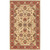 5' x 8' Brown and Beige Traditional Hand Tufted Rectangular Area Throw Rug - IMAGE 1