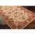 2' x 4' Brown and Beige Traditional Hand Tufted Hearth Area Throw Rug