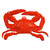 Club Pack of 24 Red Under the Sea Crab Party Decorations 17" - IMAGE 1