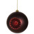 Matte Burgundy Red Retro Reflector Shatterproof Christmas Ball Ornament 8" (200mm) - IMAGE 2