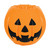 Inflatable Jack-O-Lantern Halloween Cooler - 22" - Pack of 6 - IMAGE 1