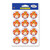 Club Pack of 24 Red and Yellow "Spain" Soccer Ball Decorative Sticker Sheets 6" - IMAGE 1