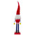 16.75" Red and Blue Dots Christmas Nutcracker Figurine