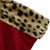 20" Red and Black Leopard Cuff Christmas Stocking - IMAGE 3