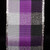 Silver and Purple Checkered Wire Craft Ribbon 1.5" x 27 Yards - IMAGE 1