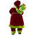 24" Red and Bright Green Standing Santa with Presents Christmas Figure - IMAGE 5