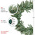 Real Touch™️ Pre-Lit Washington Frasier Fir Artificial Christmas Wreath - 24" - Clear Lights - IMAGE 6