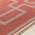 6' x 9' Crimson Red and Cream White Outdoor Area Throw Rug