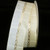 Ivory and Gold Link Printed Wired Craft Ribbon 1.5" x 27 Yards - IMAGE 1