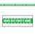 Club Pack of 12 Green and White Game Day Party Zone Party Tape Streamers Decors 20' - IMAGE 1
