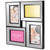 Mirrored Collage Picture Frame for Dual-Size Photos - 14.5" - IMAGE 4