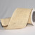 Beige Burlap Wired Craft Ribbon 5" x 10 Yards - IMAGE 1