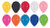 Club Pack of 180 Subtle Colored Latex Party Balloons 12" - IMAGE 1