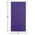 3-Ply Disposable Party Guest Napkins - 8" - Purple - Club Pack of 192 - IMAGE 2