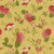 Set of 2 Buttermilk and Maroon Butterflies Floral Outdoor Throw Pillows 18.5" - IMAGE 3