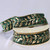Green and Gold Colored "Holiday Wreath" Print Wired Craft Ribbon 1.5" x 54 Yards - IMAGE 2