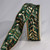 Green and Gold Colored "Holiday Wreath" Print Wired Craft Ribbon 1.5" x 54 Yards - IMAGE 1