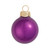 40ct Pearl Soft Plum Purple Glass Ball Christmas Ornaments 1.5" (40mm) - IMAGE 1