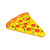 Inflatable Yellow and Orange Pizza Slice Swimming Pool Float Raft - 72" - IMAGE 1
