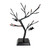 15" Pre-Lit Battery Operated Hanging Bats Artificial Tabletop Halloween Tree - Orange LED Lights - IMAGE 1