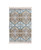 8' x 10' Contemporary Blue and Ivory Hand Woven Rectangular Area Throw Rug - IMAGE 1
