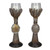 Engraved We Give Thanks Blessed Fall Harvest Votive Candleholders - 12.5" - Set of 2 - IMAGE 2
