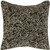 18" Brown and Ivory Square Contemporary Throw Pillow - IMAGE 1