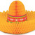 Honeycomb Sombrero Party Centerpieces - 12" - Yellow, Red and Green - Pack of 12 - IMAGE 3