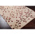 6' x 9' Fair Enoki Carnelian Red and Desert Sand Wool Area Throw Rug