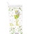 28" White and Green Prancer Embroidered Christmas Stocking - IMAGE 3