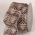 Chocolate Brown and Silver Tree Design Wired Craft Ribbon 2.5" x 20 yards - IMAGE 1