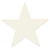 Medium Foil Star Cutout Decorations - 9" - White - Pack of 36 - IMAGE 2