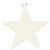 Medium Foil Star Cutout Decorations - 9" - White - Pack of 36 - IMAGE 3