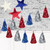 Medium Foil Star Cutout Decorations - 9" - White - Pack of 36 - IMAGE 1