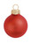 Matte Finish Glass Christmas Ball Ornaments - 2.75" (70mm) - Orange - 12ct - IMAGE 1