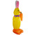 Inflatable Lighted Chick with Carrot Outdoor Easter Decoration - 6' - IMAGE 4