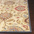 4' Octavia Caramel Brown and Denim Blue Hand Tufted Round Wool Area Throw Rug - IMAGE 5