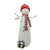 17.5" Glitter Snowman with Penguins Christmas Table Top Decoration - IMAGE 1