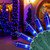 Mini Commercial Christmas Light Set - Blue - 45.5' Green Wire - 100ct - IMAGE 3