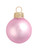 Matte Finish Glass Christmas Ball Ornaments 2" (50mm) - Pale Pink - 28ct - IMAGE 1