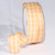 Beige and Ivory Gingham Wired Woven Edge Craft Ribbon 1" x 54 Yards - IMAGE 1