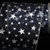 Navy Blue and Silver Milky Way Wire Edged Craft Ribbon 6" x 20 Yards - IMAGE 1